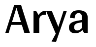 Arya Font