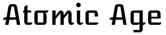 Atomic Age Font