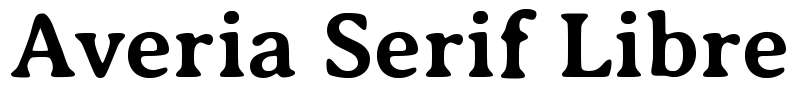 Averia Serif Libre Font