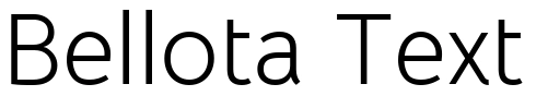 Bellota Text Font