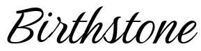 Birthstone Font