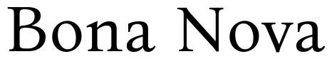 Bona Nova Font