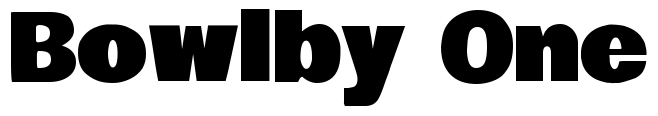 Bowlby One Font