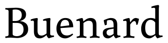 Buenard Font