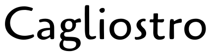 Cagliostro Font