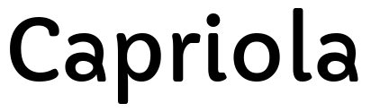 Capriola Font