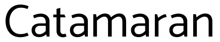 Catamaran Font