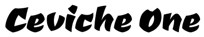 Ceviche One Font