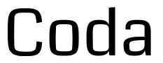 Coda Font