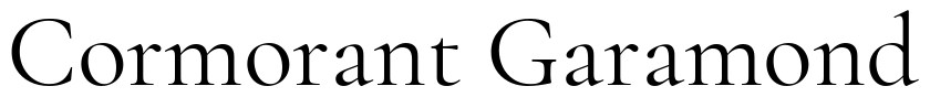 Cormorant Garamond Font