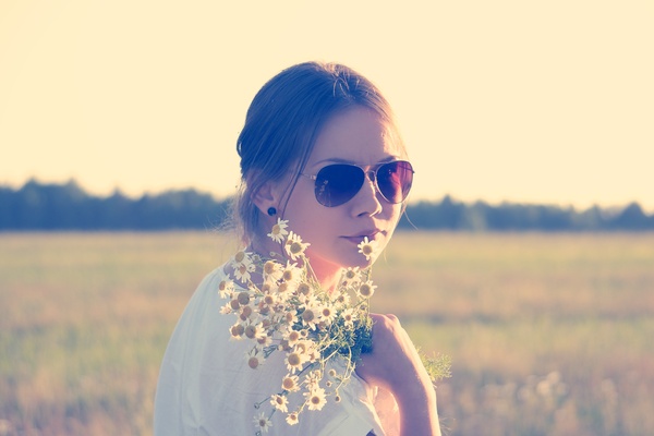 Girl woman hair photography Photo