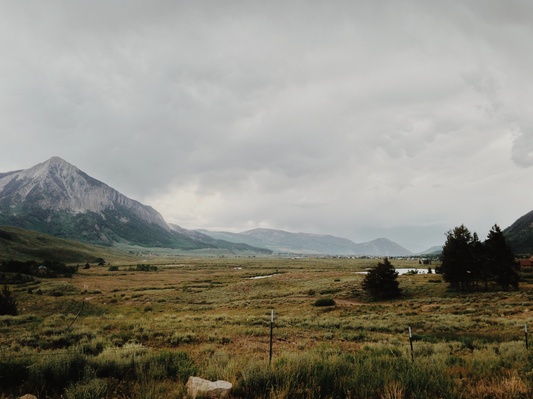 Landscape wilderness mountain cloud Photo