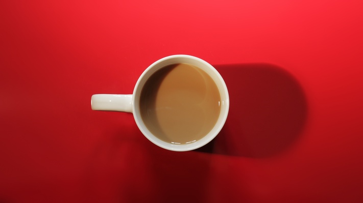 Coffee cup red drink Photo