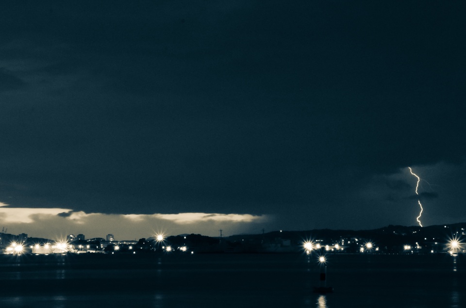 Mare orizzonte nube cielo