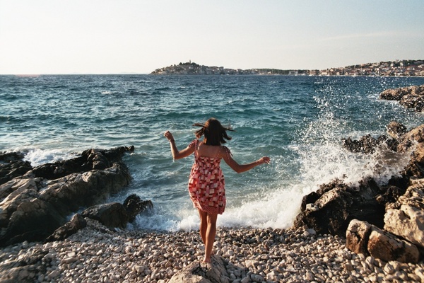 Beach sea coast rock Photo