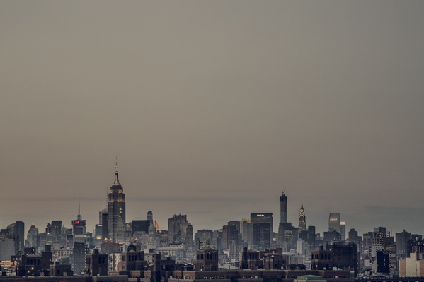 地平線 空 スカイライン 朝 写真