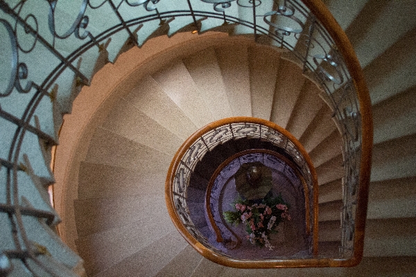 Architecture wood stair spiral Photo