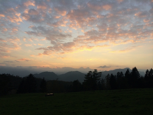 Nature horizon mountain cloud Photo