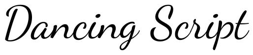 Dancing Script Font