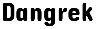 Dangrek Font