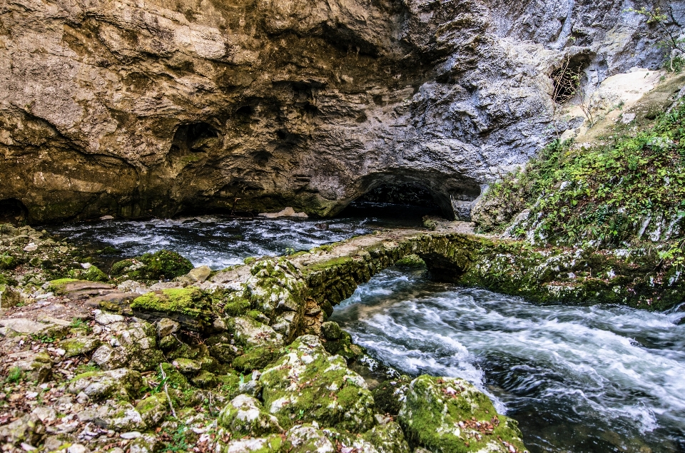 水 自然 rock 滝