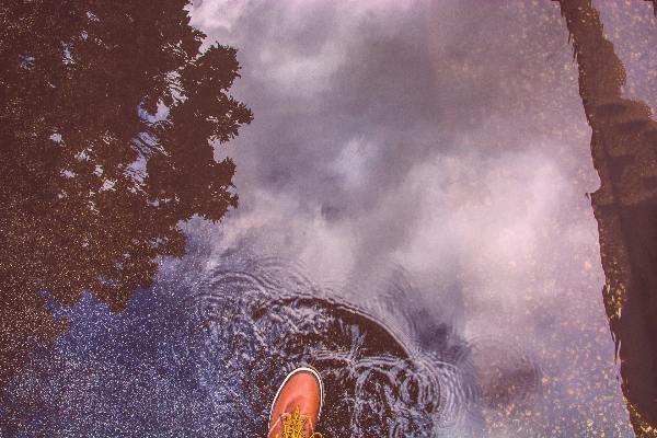 Water shoe winter cloud Photo