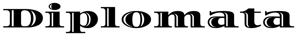 Diplomata Font