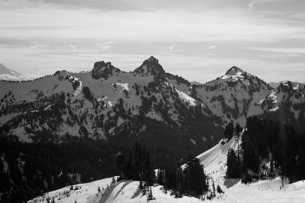 Landscape mountain snow winter Photo