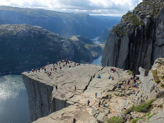 Landscape rock walking mountain Photo