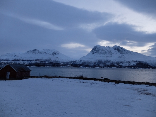 Landscape mountain snow winter Photo