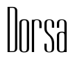 Dorsa Font