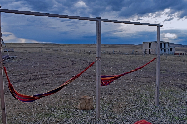 Fence wind line mast Photo