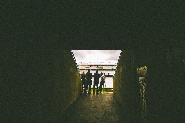 Photo Lumière personnes nuit du soleil