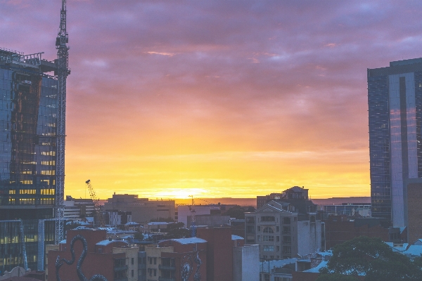 地平線 クラウド 空 日の出 写真