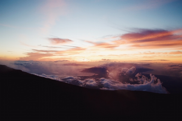 Horizon mountain cloud sky Photo