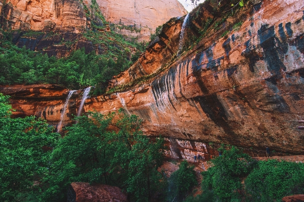 Landscape nature rock waterfall Photo